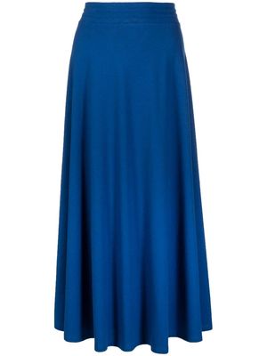 agnès b. high-waisted midi skirt - Blue