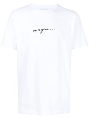 agnès b. Imagine short-sleeve cotton t-shirt - White