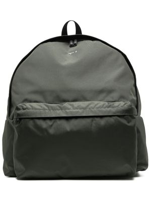 agnès b. logo-print backpack - Green