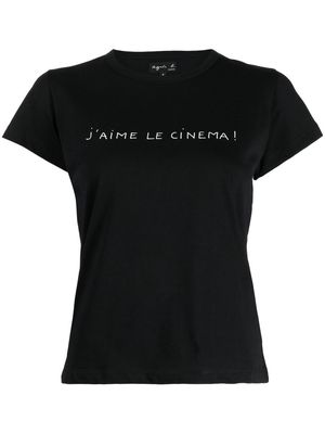 agnès b. short-sleeve T-shirt - Black