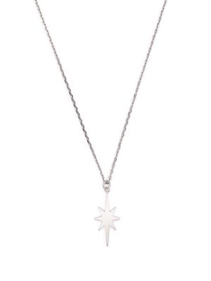 agnès b. star-pendant chain necklace - Silver