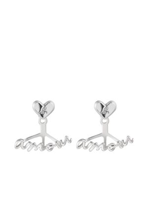 agnès b. sterling silver earrings