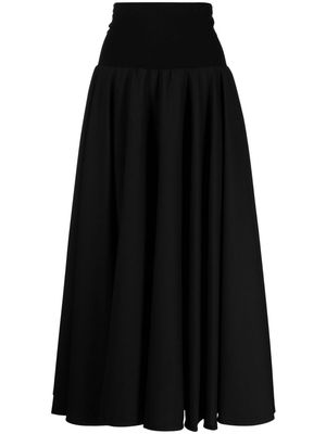 agnès b. Tabou high-waisted midi skirt - Black