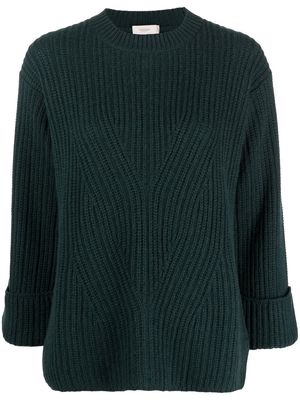 Agnona crew-neck cashmere jumper - Green