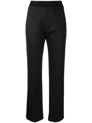 Agnona cropped stretch trousers - Black