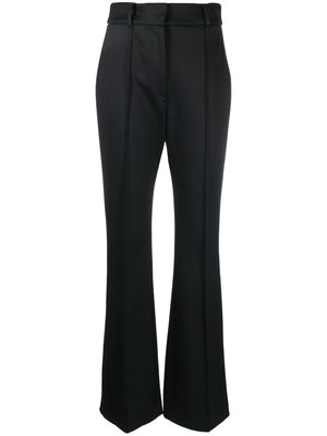 Agnona long straight-leg trousers - Black