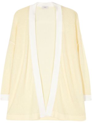 Agnona open-knit cashmere cardigan - Yellow