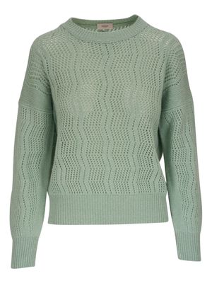 Agnona open-knit jumper - Green