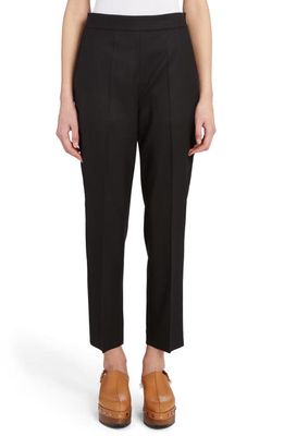 Agnona Wool Ankle Trousers in Black