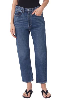 AGOLDE '90s Crop Relaxed Organic Cotton Jeans in Range