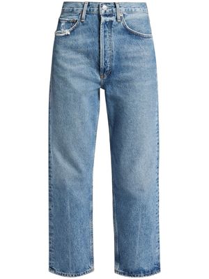 AGOLDE 90s Crop straight-leg jeans - Blue