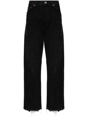 AGOLDE 90's mid-rise straight-leg jeans - Black