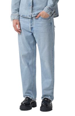 AGOLDE '90s Organic Cotton Straight Leg Jeans in Snapshot