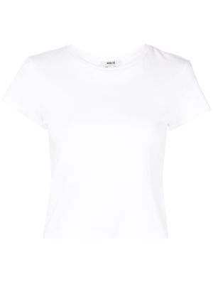 AGOLDE Adine shrunken-fit Tee - White