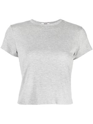 AGOLDE Adine shrunken T-shirt - Grey