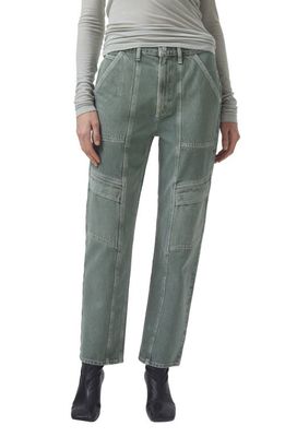 AGOLDE Cooper Relaxed Cargo Organic Cotton Jeans in Salamander