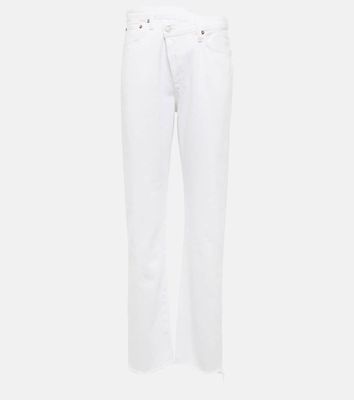 Agolde Criss Cross high-rise straight jeans