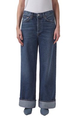 AGOLDE Dame High Waist Wide Leg Organic Cotton Jeans in Control