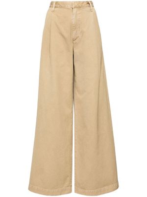 AGOLDE Daryl wide-leg trousers - Brown