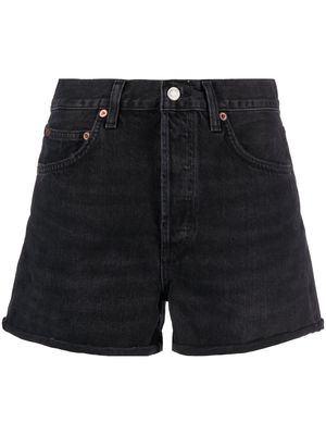 AGOLDE Dee high-rise denim shorts - Black
