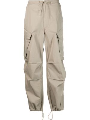 AGOLDE drawstring-fastening cargo trousers - Grey
