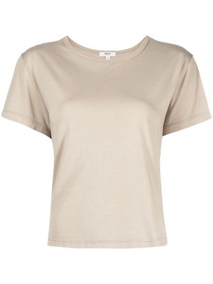 AGOLDE Drew round-neck T-shirt - Brown