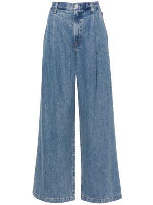 AGOLDE Ellis mid-rise wide-leg jeans - Blue