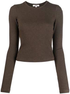 AGOLDE fine-knit long-sleeve top - Green