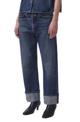 AGOLDE Fran Wide Leg Organic Cotton Jeans in Control