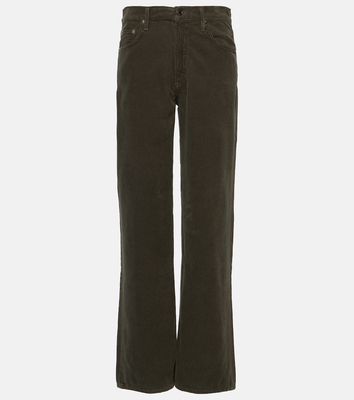 Agolde Harper mid-rise corduroy straight jeans