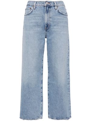AGOLDE Harper mid-rise cropped jeans - Blue