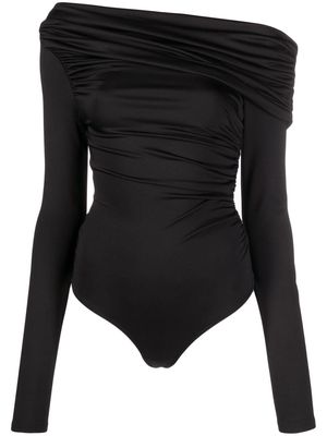 AGOLDE Kira one-shoulder bodysuit - Black