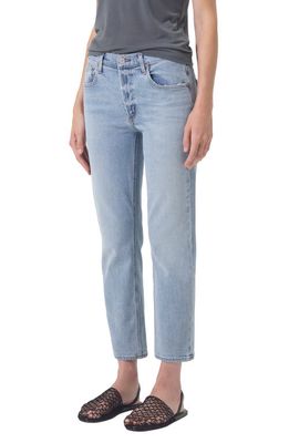 AGOLDE Kye Mid Rise Ankle Straight Leg Jeans in Diversion
