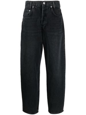 AGOLDE low-rise wide-leg jeans - Black