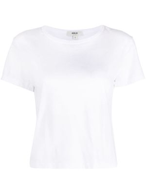 AGOLDE micromodal-Supima cotton blend T-shirt - White
