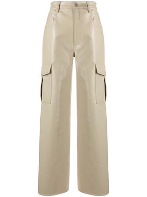 AGOLDE Mika straight-leg cargo trousers - Neutrals