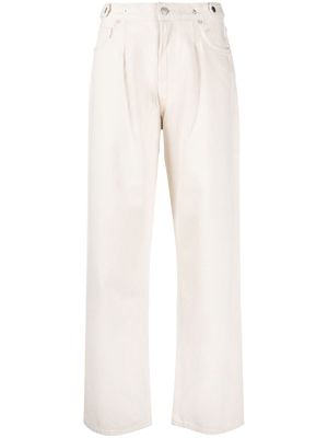 AGOLDE organic-cotton straight-leg jeans - Neutrals