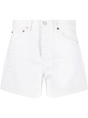 AGOLDE Parker denim shorts - White