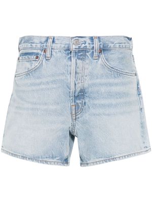 AGOLDE Parker wide-leg mini shorts - Blue