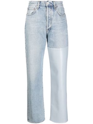 AGOLDE Pieced '90s Pinch-Waist jeans - Blue