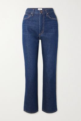 AGOLDE - Pinch Waist High-rise Straight-leg Jeans - Blue
