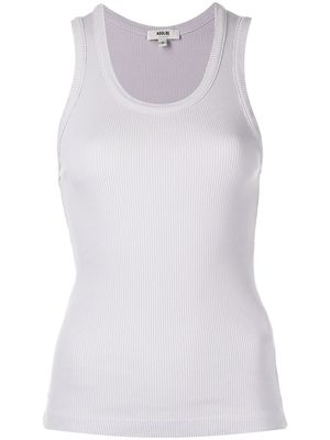 AGOLDE Poppy ribbed tank top - Purple