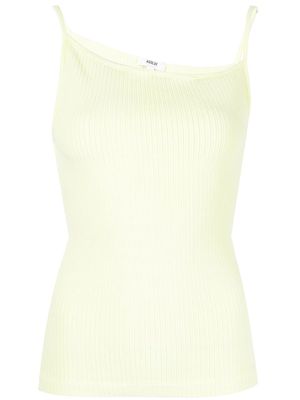 AGOLDE Priya asymmetrical tank top - Yellow