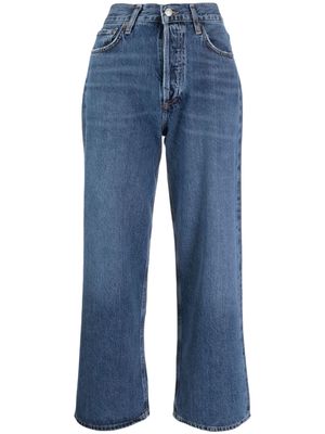 AGOLDE Ren Jean high-rise cropped jeans - Blue