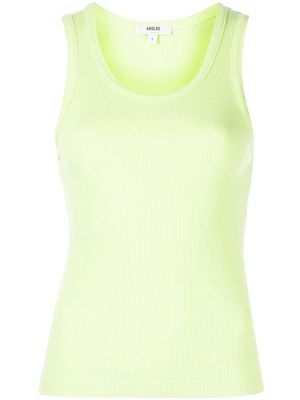 AGOLDE sleeveless cotton vest - Green