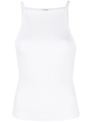 AGOLDE square-neck ribbed-knit top - White