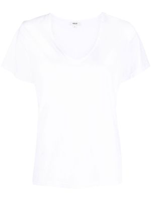 AGOLDE V-neck design T-shirt - White