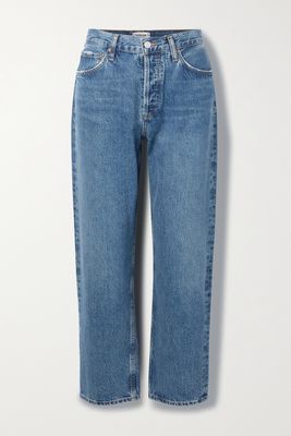 AGOLDE - Wyman Low-rise Straight-leg Jeans - Blue