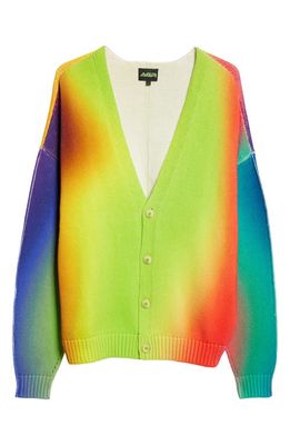AGR Colour Theory Cardigan in Yellow Multi