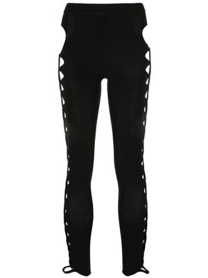 AGR cut-out leggings - Black